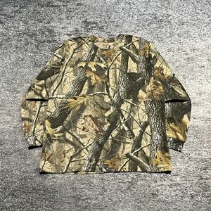 Outfitters Ridge Realtree Camo Long Sleeve Shirt Mens Large Camouflage Outdoor